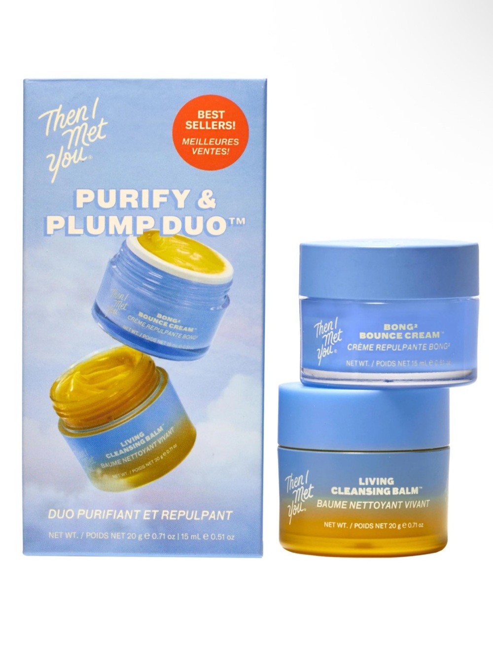 Then I Met You Purify & Plump Duo Travel Size Oil Cleansing Balm & Moisturizer